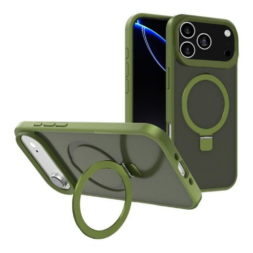 iPhone 17 Pro Max Deep Green Frosted MagSafe PC Case by Kalebol - 1