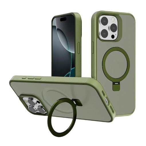 iPhone 16 Pro Max Kalebol Frosted MagSafe Case (Deep Green) - 1