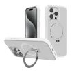 iPhone 15 Pro Kalebol Frosted MagSafe PC Case (White) - 1