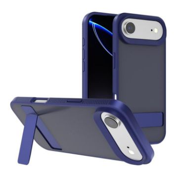 iPhone 17 Air Kalebol Royal Blue Frosted Hybrid Phone Case - 1