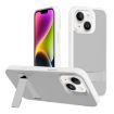 iPhone 14 Kalebol Frosted White Hybrid TPU Case Holder - 1