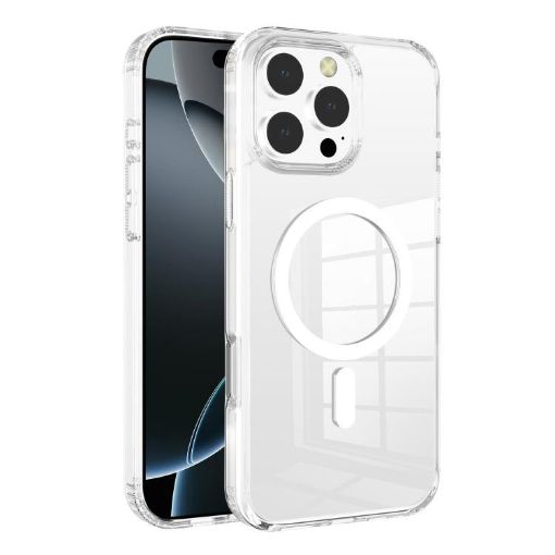iPhone 16 Pro Max Clear Space MagSafe TPU Case by Kalebol - 1