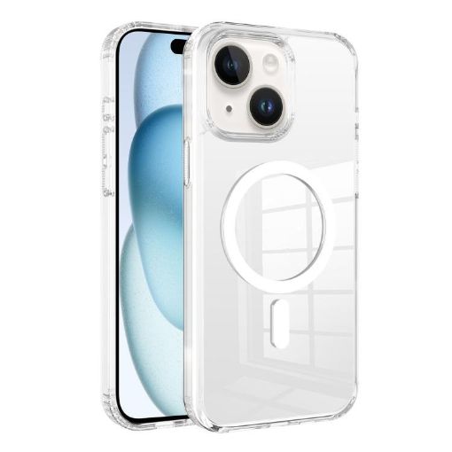 iPhone 15 Kalebol Clear MagSafe TPU Case (Transparent) - 1