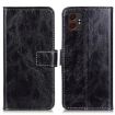 Samsung Galaxy XCover7 Pro Crazy Horse Leather Case (Black) - 1