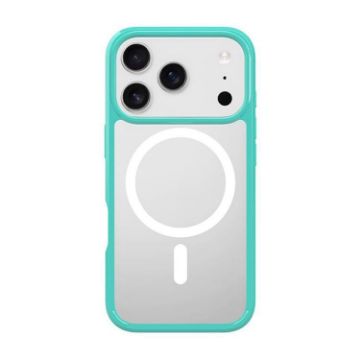 iPhone 17 Pro Max Clear MagSafe Shockproof Case - Green - 1