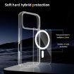 iPhone 16 Pro Max Pink Clear MagSafe Shockproof Phone Case - 6