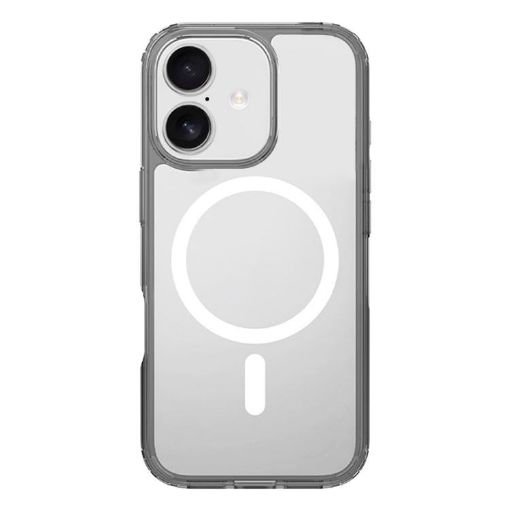 Kalebol Clear MagSafe Shockproof Case for iPhone 16 Plus (Grey) - 1