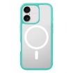 Clear Shockproof MagSafe Phone Case for iPhone 16 (Green) - 1