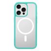 iPhone 15 Pro Kalebol Clear MagSafe Shockproof Case - Green - 1