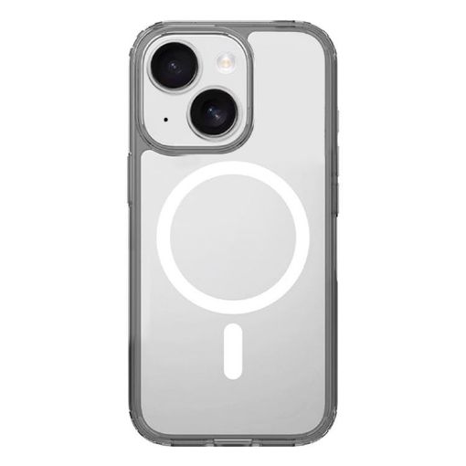 iPhone 14 Plus Kalebol Clear MagSafe Shockproof Case (Grey) - 1