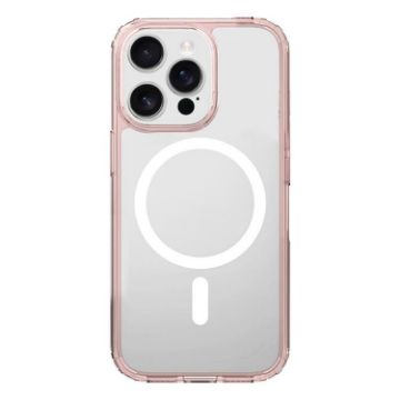 iPhone 13 Pro Kalebol Clear Pink MagSafe Shockproof Phone Case - 1