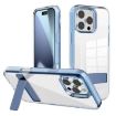 iPhone 17 Pro Kalebol Holder Clear Acrylic TPU Case (Blue) - 1