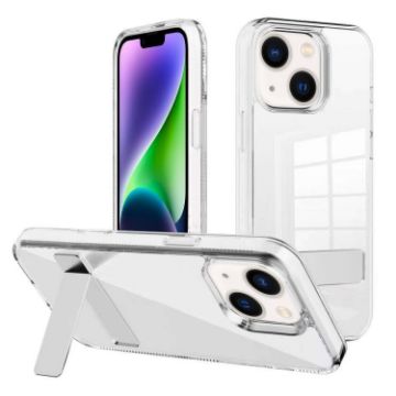 iPhone 14 Plus Kalebol Transparent Hybrid TPU Phone Case - 1