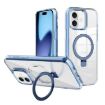 iPhone 17 Kalebol MagSafe Holder Clear Blue TPU Case - 1