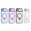 iPhone 16 Kalebol MagSafe Holder Clear TPU Case (Purple) - 2