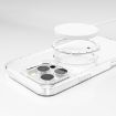 iPhone 14 Pro Max Blue Clear TPU Case with MagSafe Holder - 5