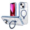 iPhone 13 Kalebol MagSafe Clear TPU Case Holder (Blue) - 1