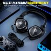 ONIKUMA S22 RGB Wired Gaming Earphone - Black Head-mounted - 6