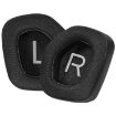 Alienware AW988 Earphone Covers: Protein Leather + Net (Black) - 1