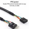 2pcs USB3.0 Adapter Cable: 9 Pin Male to 20 Pin Female Connector - 4