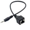 3.5mm Male to RJ45 Female Adapter Cable for Thunderstone (Black) - 1