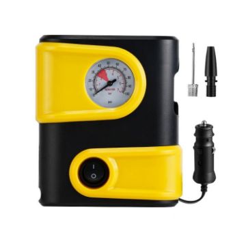 LD-1610 Yellow Car Portable Smart Electric Mini Air Pump - 1