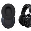 Protein Leather Flannel Earpads for Philips SHP9500 (1 Pair, Black) - 3