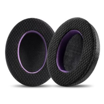 2 Pack Mesh Earpads for Philips SHP9500 - Black Purple - 1