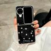 OPPO Find N2 Flip Black Glitter Phone Case with Holder - 2