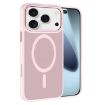 iPhone 17 Pro Max Pink Frosted MagSafe Case with Metal Lens Frame - 1
