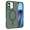iPhone 17 Kalebol Dark Green MagSafe Lens Frame Frosted Case - 1