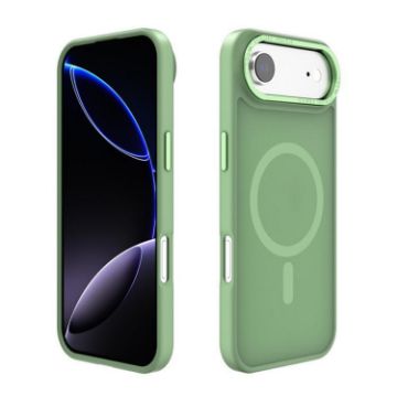 iPhone 17 Air Kalebol MagSafe Lens Frame Case (Matcha Green) - 1