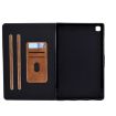 Samsung Galaxy Tab A7 (2020) Brown Leather Case with Card Slots - 4