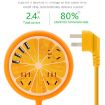 REMAX RU-S5 Multi-function Socket, 4 USB, CN Plug, 1.6m (Orange) - 4
