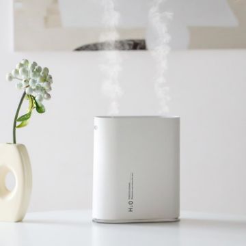 Y10 White Dual Jet Humidifier 1L Air Purifier with Night Light - 1
