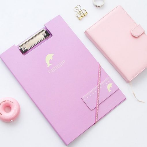 Animal A4 Folder Test Paper Holder, Random Color Delivery - 1