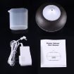Wood Grain 10W Aromatherapy Humidifier with LED Light, 150mL (Black) - 6