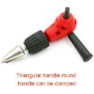 Adjustable Right Angle Drill with Triangular & Circular Handles - 4