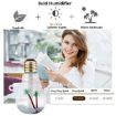 400ML Silver Bulb Shape Aromatherapy Humidifier with Colorful Light - 4