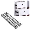 20" 3-Section Quiet Stainless Steel Ball Bearing Drawer Slides 50cm - 1