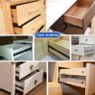 14" 3-Section Mute Steel Sliding Drawer Slides - 2pcs/Pair 35cm - 6