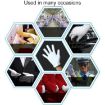XL Thickened Pure Cotton Working Gloves, 12 Pairs - 6