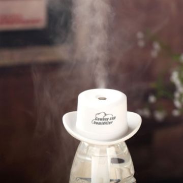 USB Mini Cowboy Cap Humidifier Air Purifier for Home/Office/Car - 1