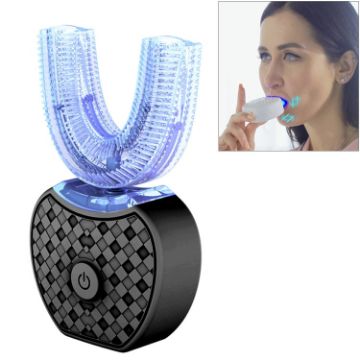 Vwhite Electric Silicone Beauty Tooth Instrument, 3 Modes (Black) - 1