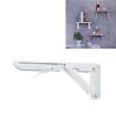 12" Wall-mounted Foldable K-shaped Dining Table Storage Shelf - 1