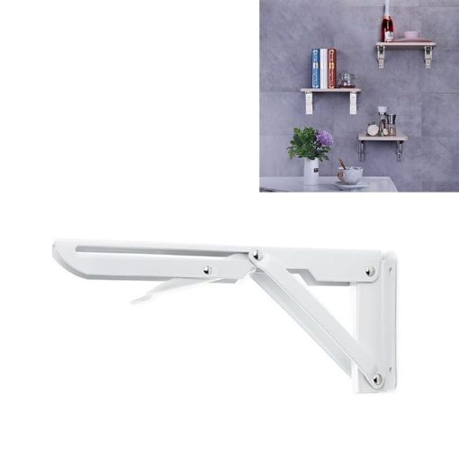 12" Wall-mounted Foldable K-shaped Dining Table Storage Shelf - 1