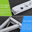 Wall-mounted 14" Foldable Spring Shelf for Dining Table Storage - 5