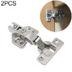 2 PCS Stainless Steel Hydraulic Buffer Hinge, 781 Straight Arm - 1