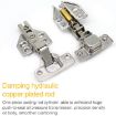 2 PCS Stainless Steel Hydraulic Buffer Hinge, 781 Straight Arm - 6