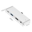 HW-TC29 4 In 1 Type-C/USB-C Extension HUB Adapter for iPad Pro (Silver) - 2